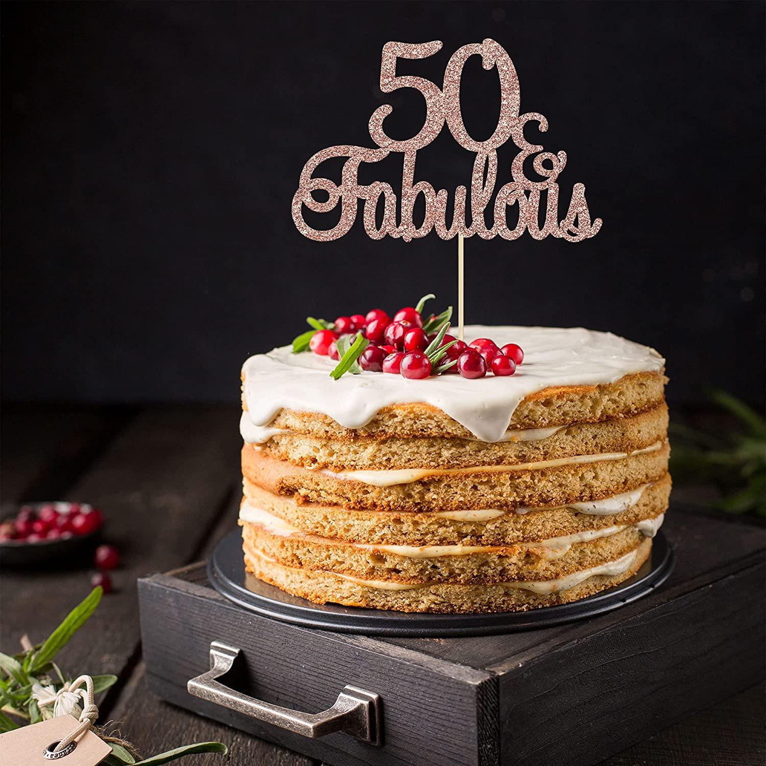 50th Birthday Cake – Allcake – India's No. 1 Fresh Cakes & Gifts Company