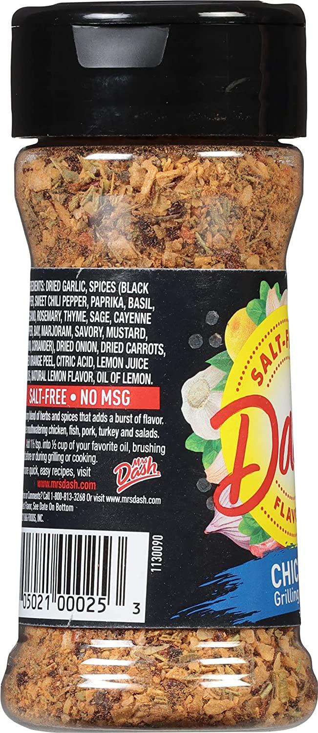 Mrs. Dash Salt Free Seasoning Blends Variety 3 Pack - Chicken