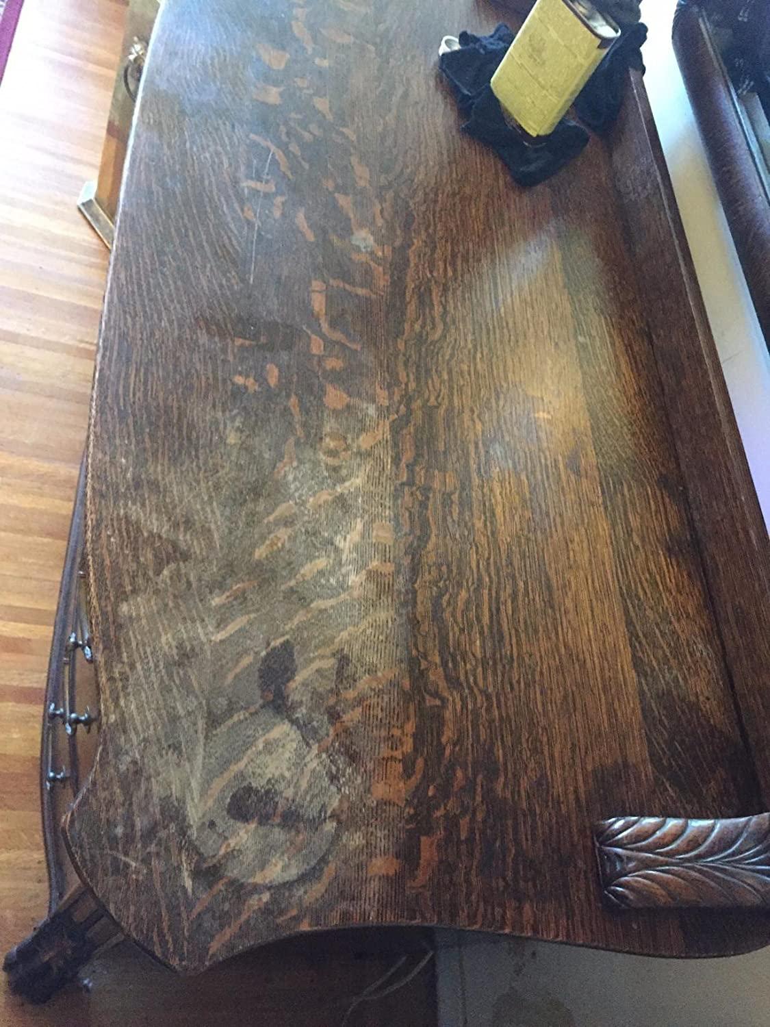 Restor-A-Finish maintains the original “patina” of an antique finish,  maintaining its character and value as an antique. Feed-N-Wax is the  perfect, By Howard Products, Inc.