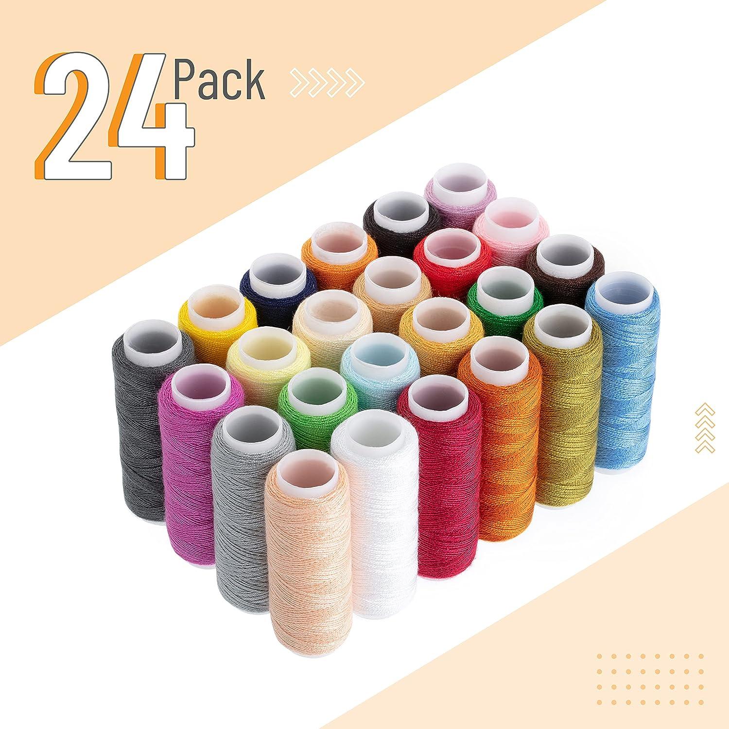 Mr. Pen- Sewing Threads Kit 24 pcs 92 Yards per Spool 24 Colors Polyester  Threads for Sewing Sewing Thread Thread for Sewing Sewing Threads for  Sewing Polyester Thread