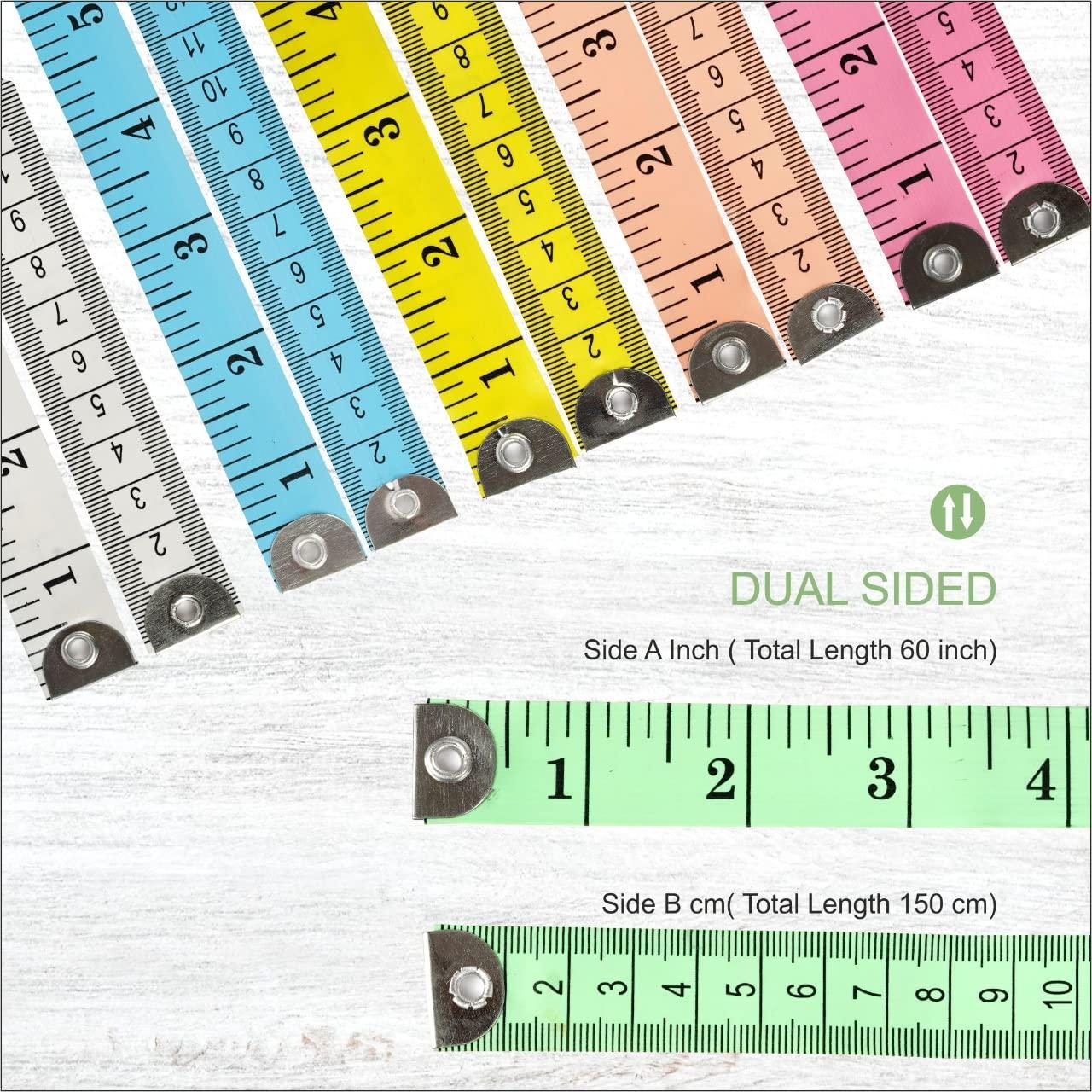 3 x Body Measuring Ruler Sewing Cloth Tailor Tape Measure Soft Flat 60 150cm