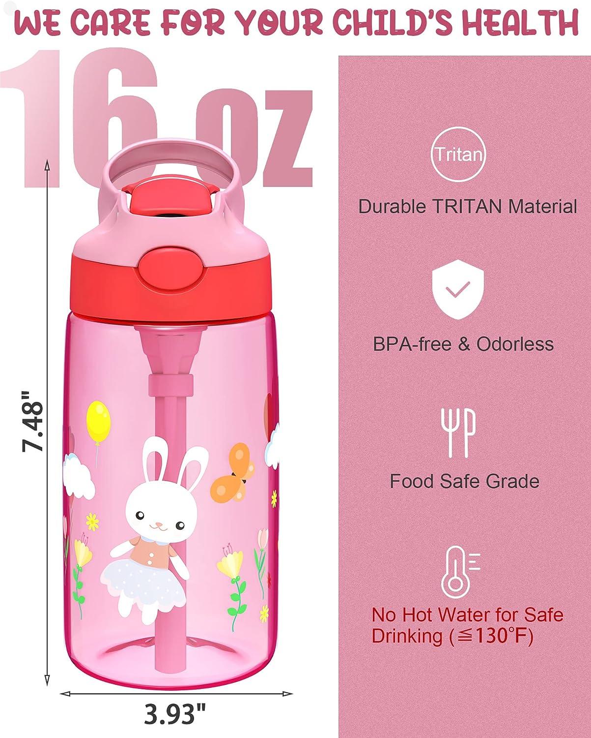 Tritan Water Bottles Straw, Bottle Water Kids Bpa Free