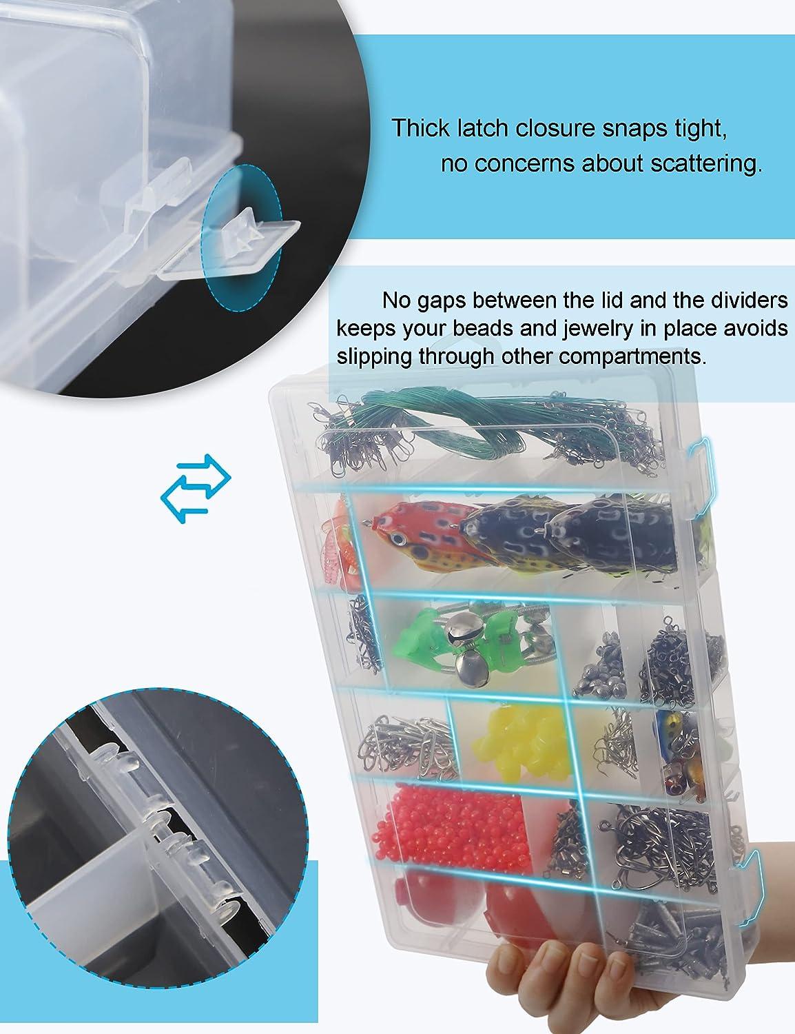 Clear Organizer Box Compartment Fishing Box - China Compartment Box and  Grids Clear Fishing Tackle price