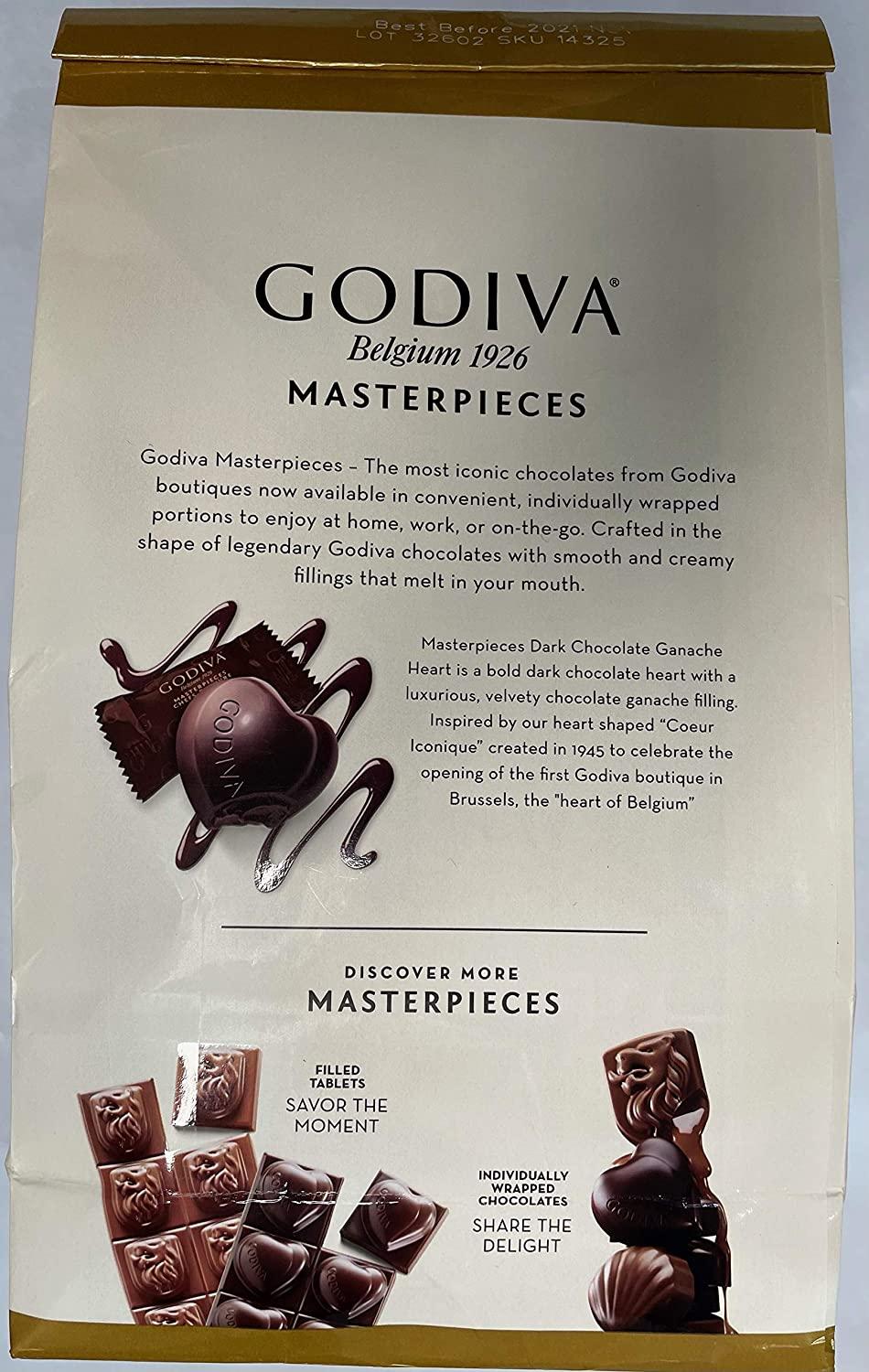 Godiva Heart Shaped Dark Chocolate Biscuits, 36 Piece 2 - Pack – ShopEZ USA