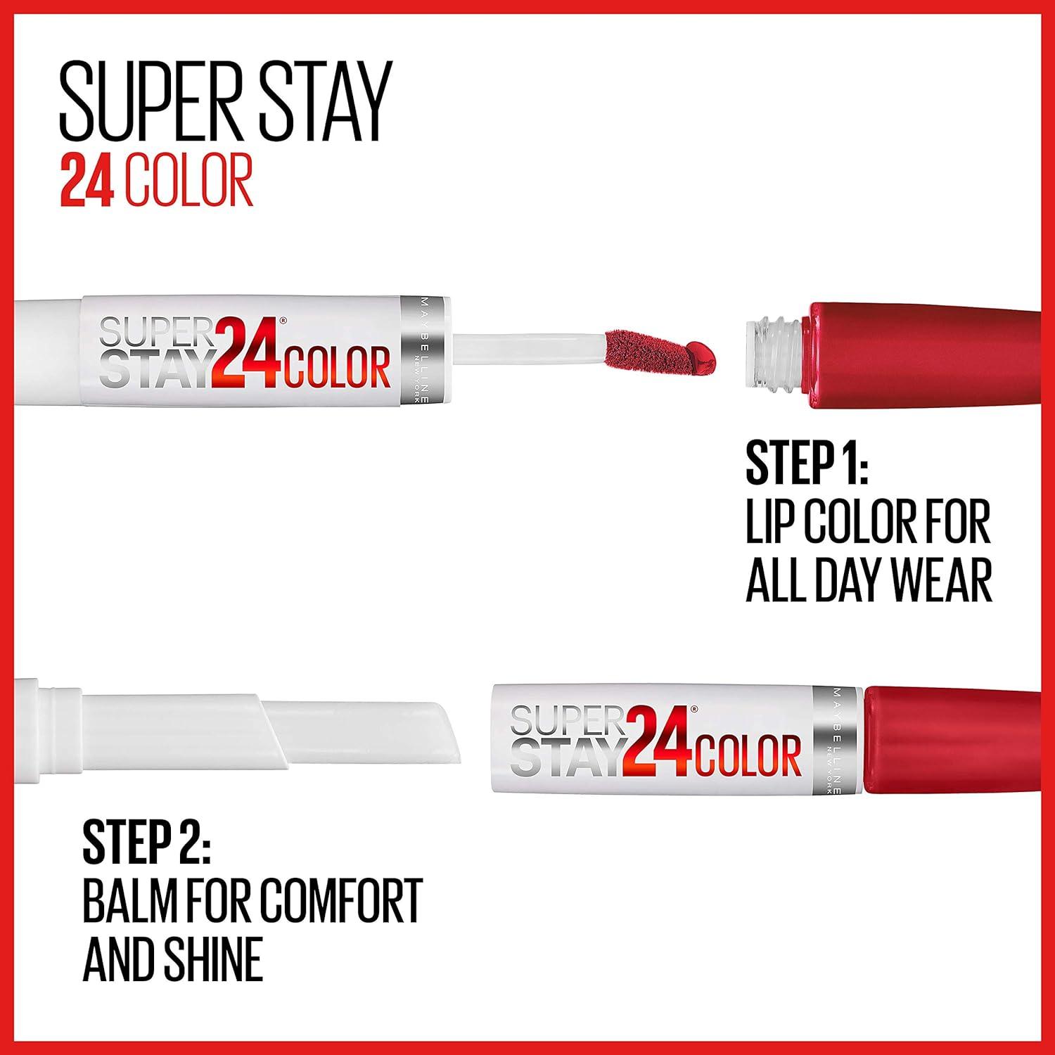 Maybelline SuperStay 24 2-Step Liquid Lipstick, Copper Glisten 