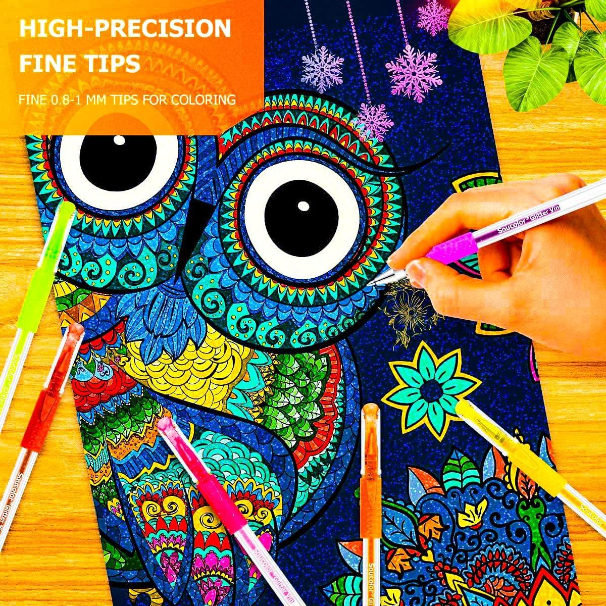 D* HT22 Easy Glitter Pen Drawings for Kids | Glitter pens art, Pen drawing,  Pen art