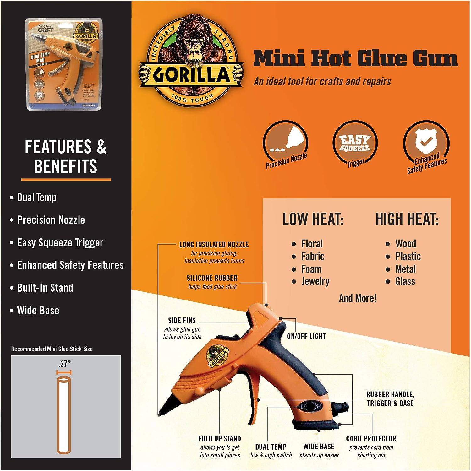 Gorilla Hot Glue VS Regular HOT Glue - Which is Better? The