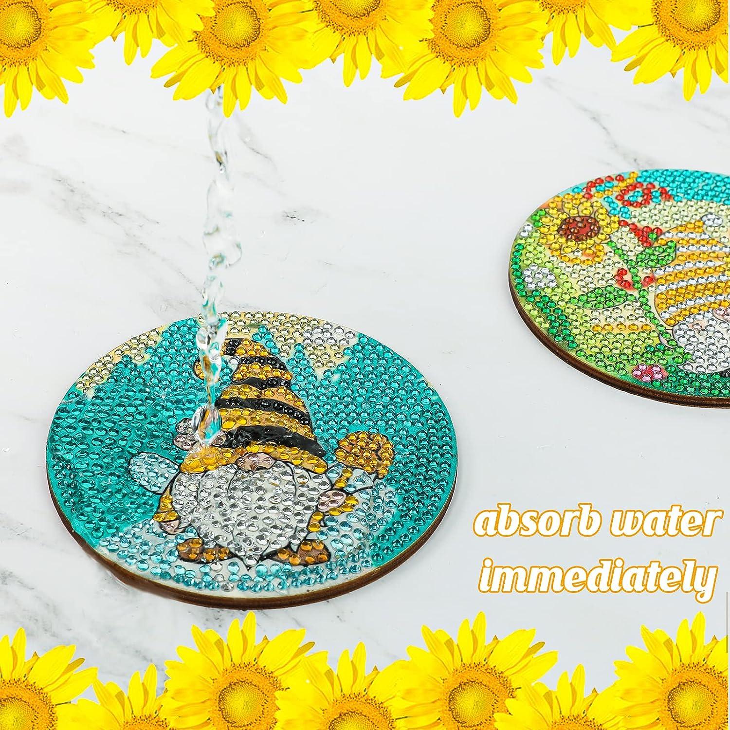  12 Pieces Sunflower Diamond Art Painting Coasters Kit with  Holder, Billbotk Diamond Art Coasters, DIY Diamond Art Crafts Projects, Diamond  Dot Kits for Adults and Beginners : Arts, Crafts & Sewing