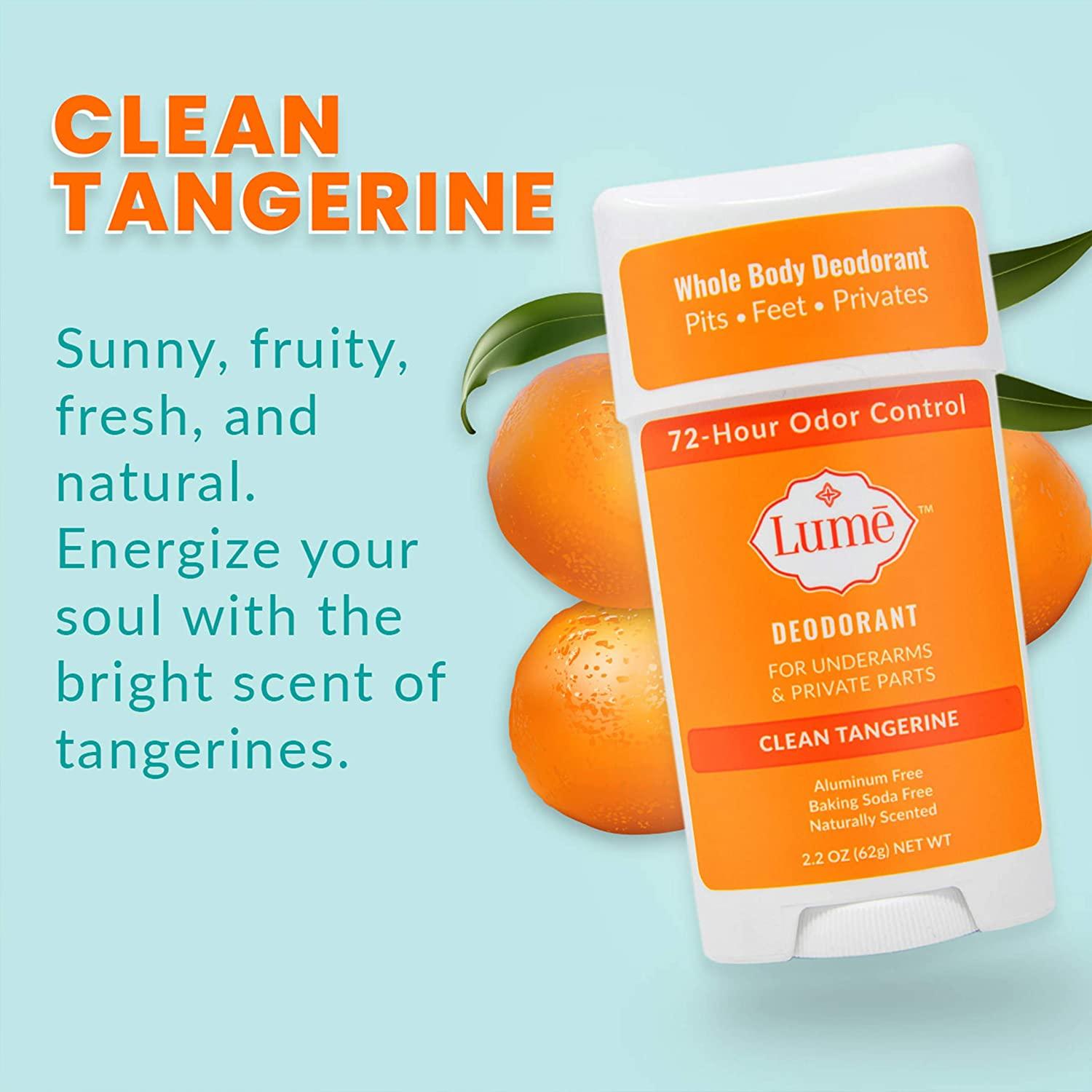 EWG Skin Deep®  Lume Whole Body Deodorant, Clean Tangerine Rating