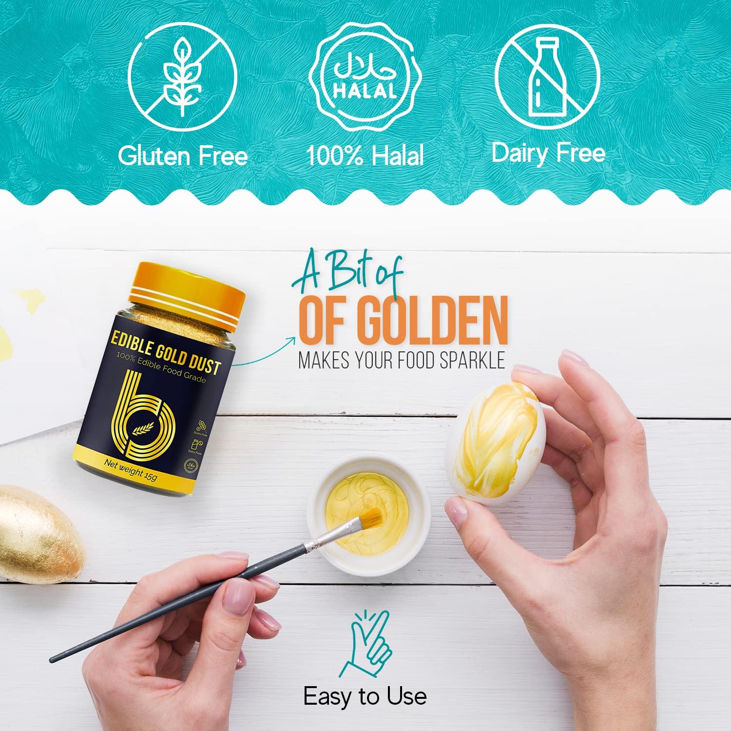 How to Make Edible Gold Paint