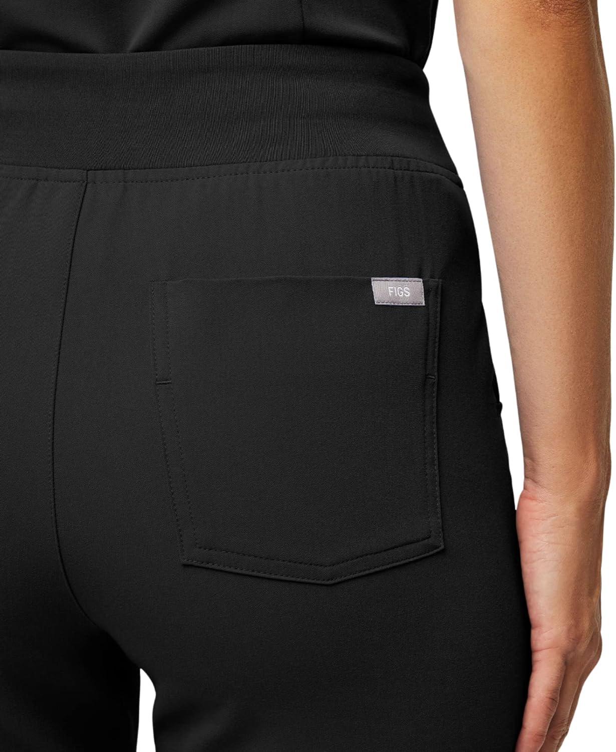 FIGS Zamora Jogger Style Scrub Pants for Women - Navy, Medium Petite 