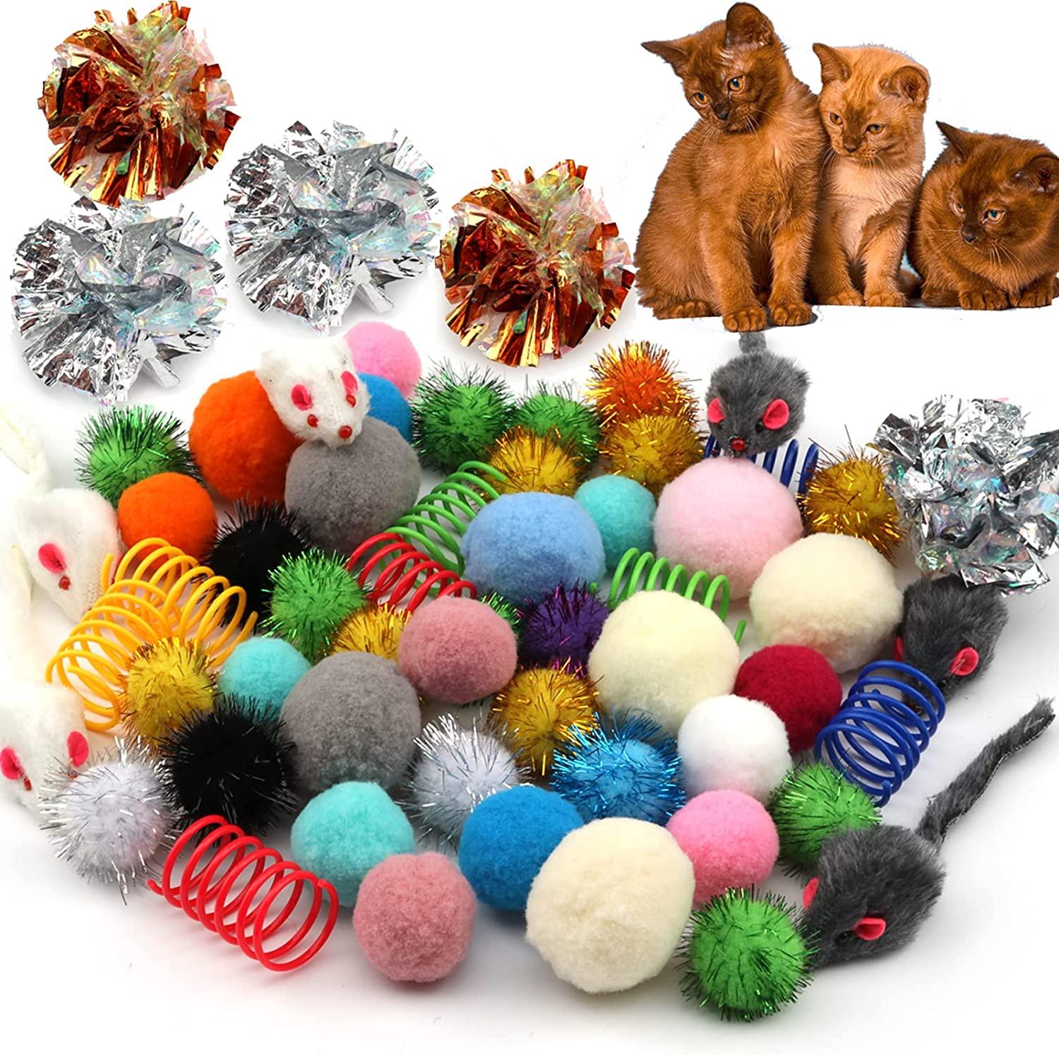 Pompom Balls for Cats and Kittens