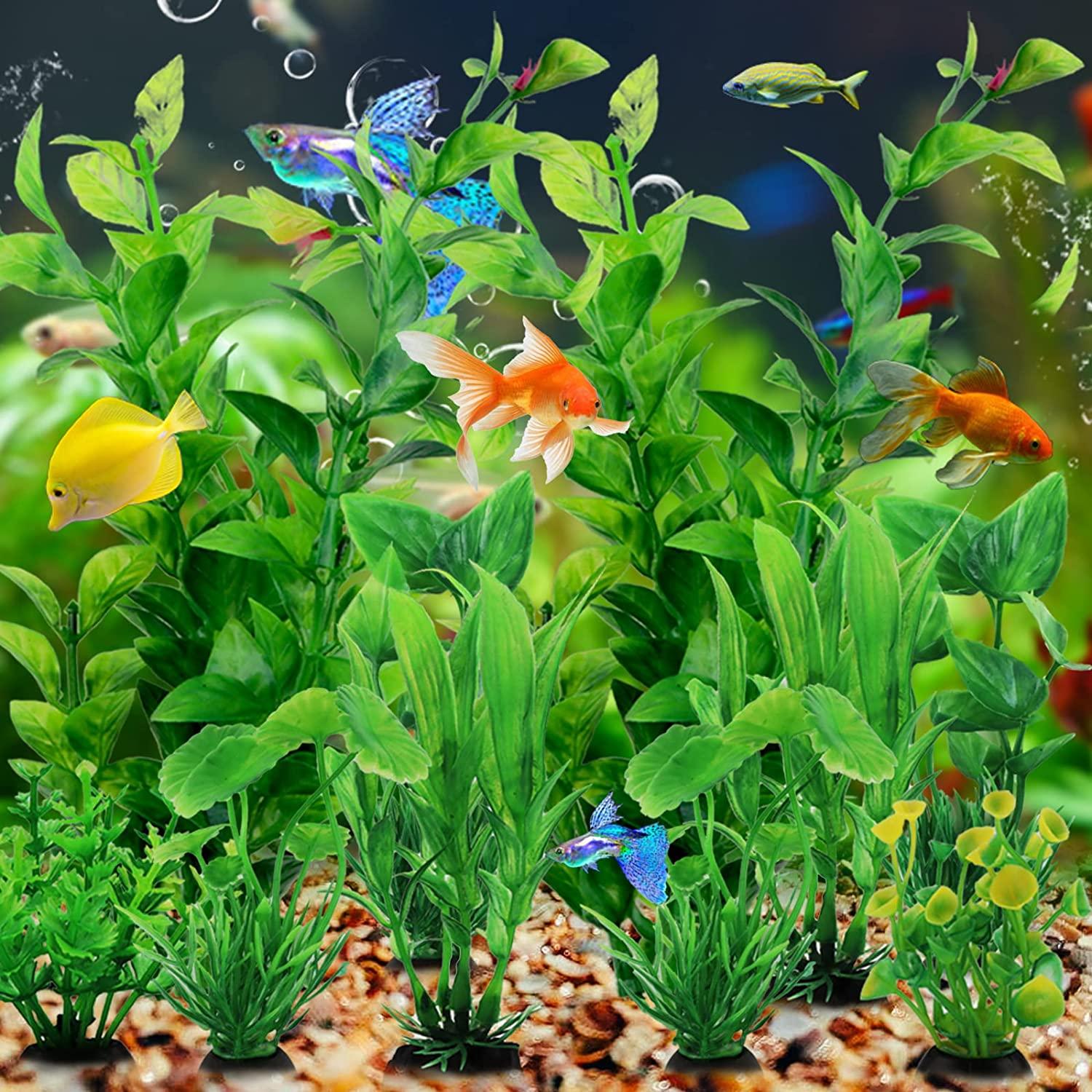 PietyPet Aquarium Plants Artificial Aquatic Plants Lifelike Decor