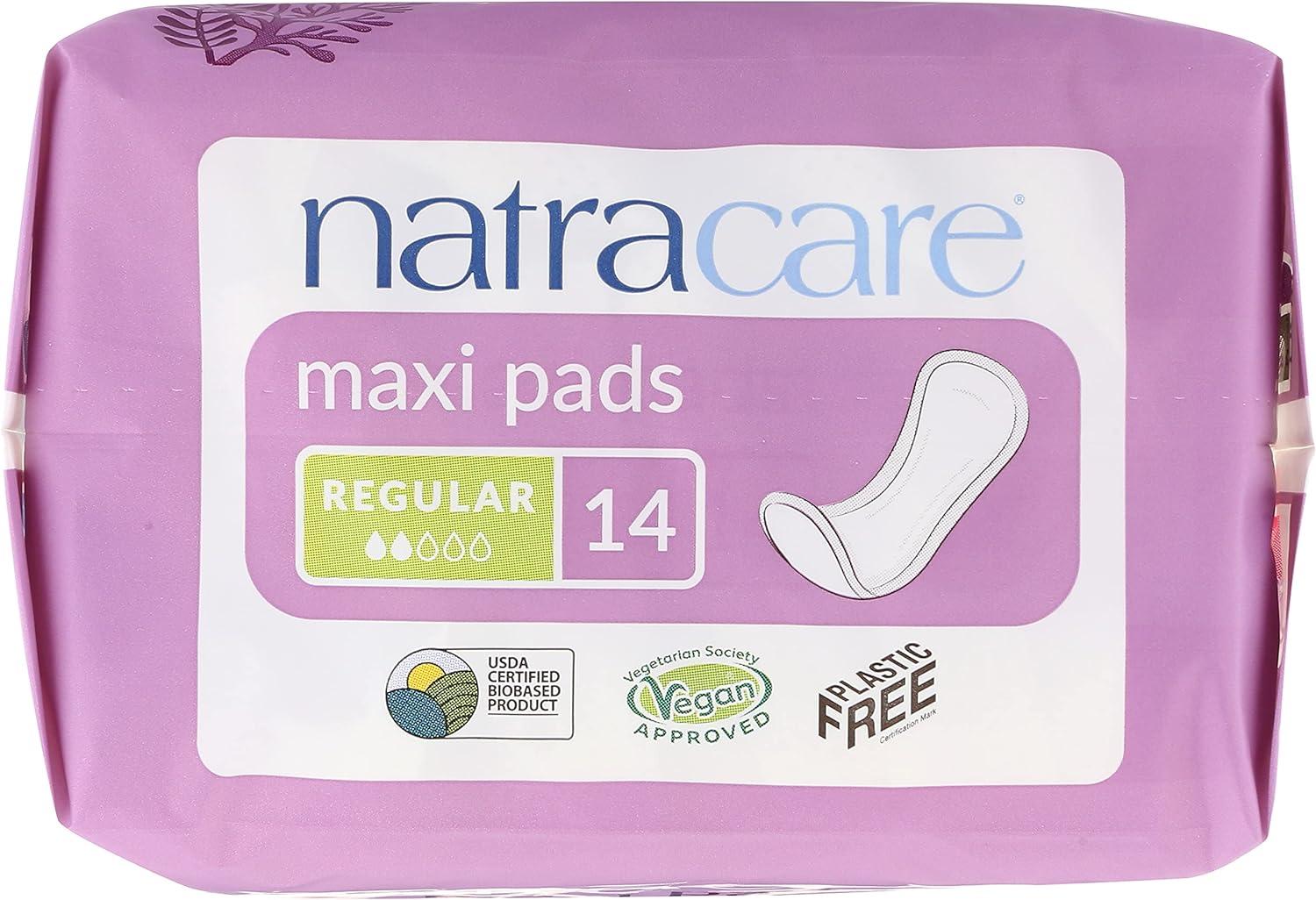 Natracare Cotton Natural Feminine Ultra Pads Regular With Wings