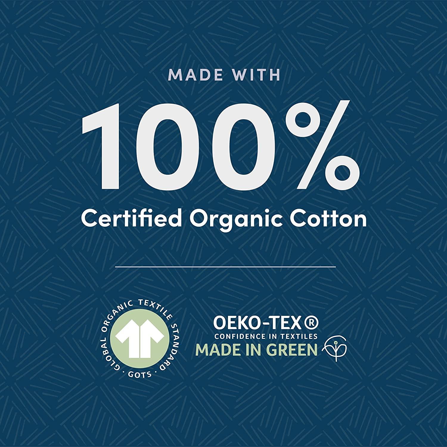 100% Organic Cotton Standard Towel [GOTS Certified] (Different Colors  Available)