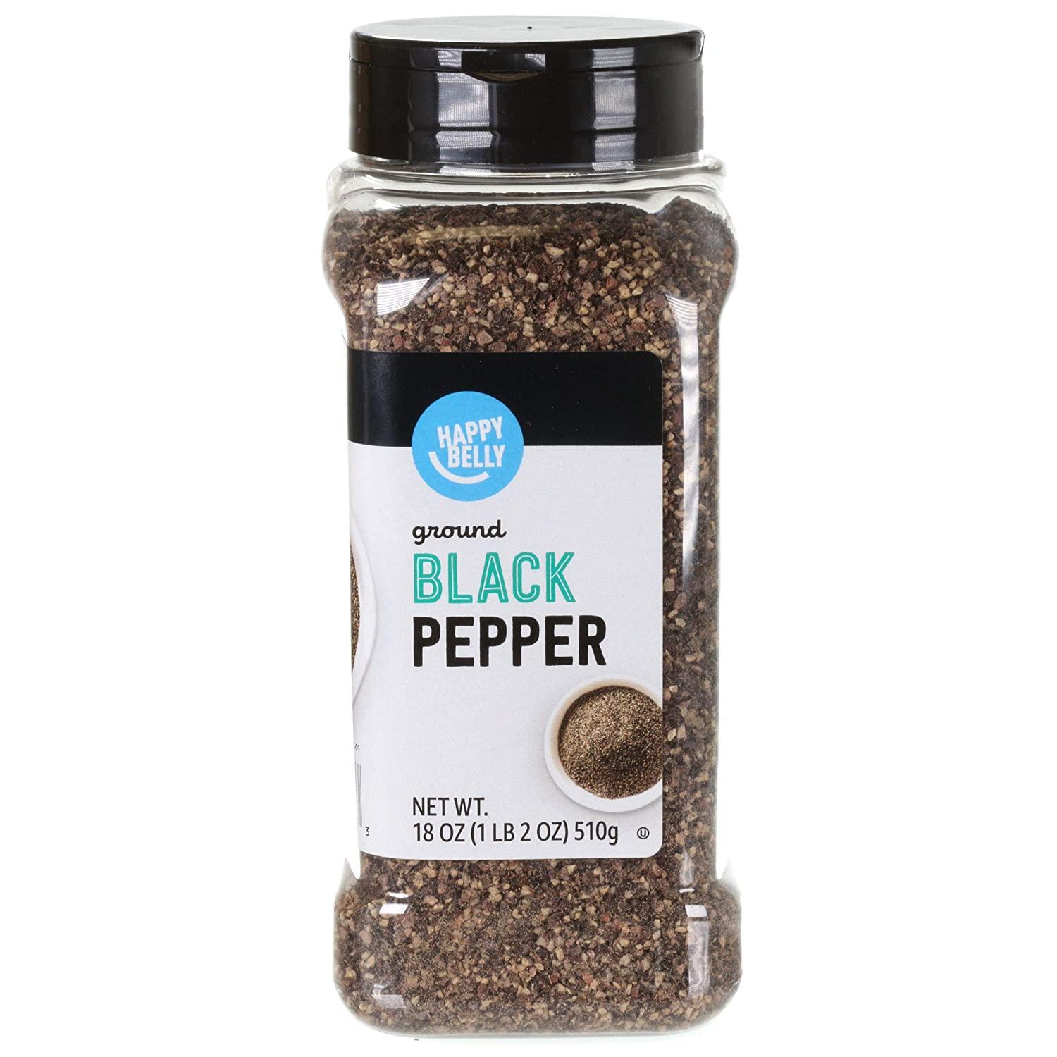 Brand - Happy Belly White Pepper, Ground, 3 Ounces