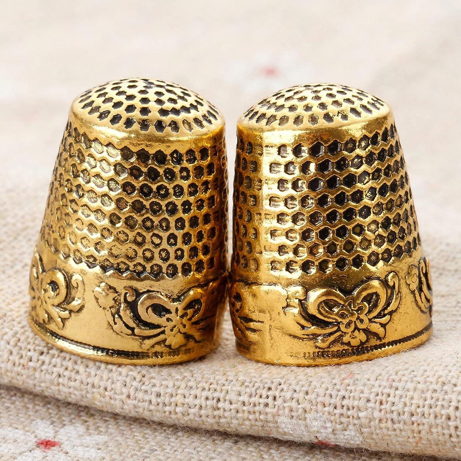 Sewing Thimbles For Fingers, Brass Thimble Sewing Thimble