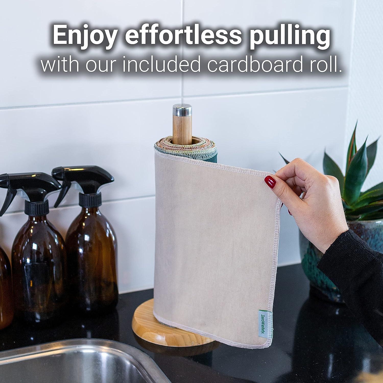 Reusable Paperless Kitchen Towels, Zero Waste, Paper Towels Roll