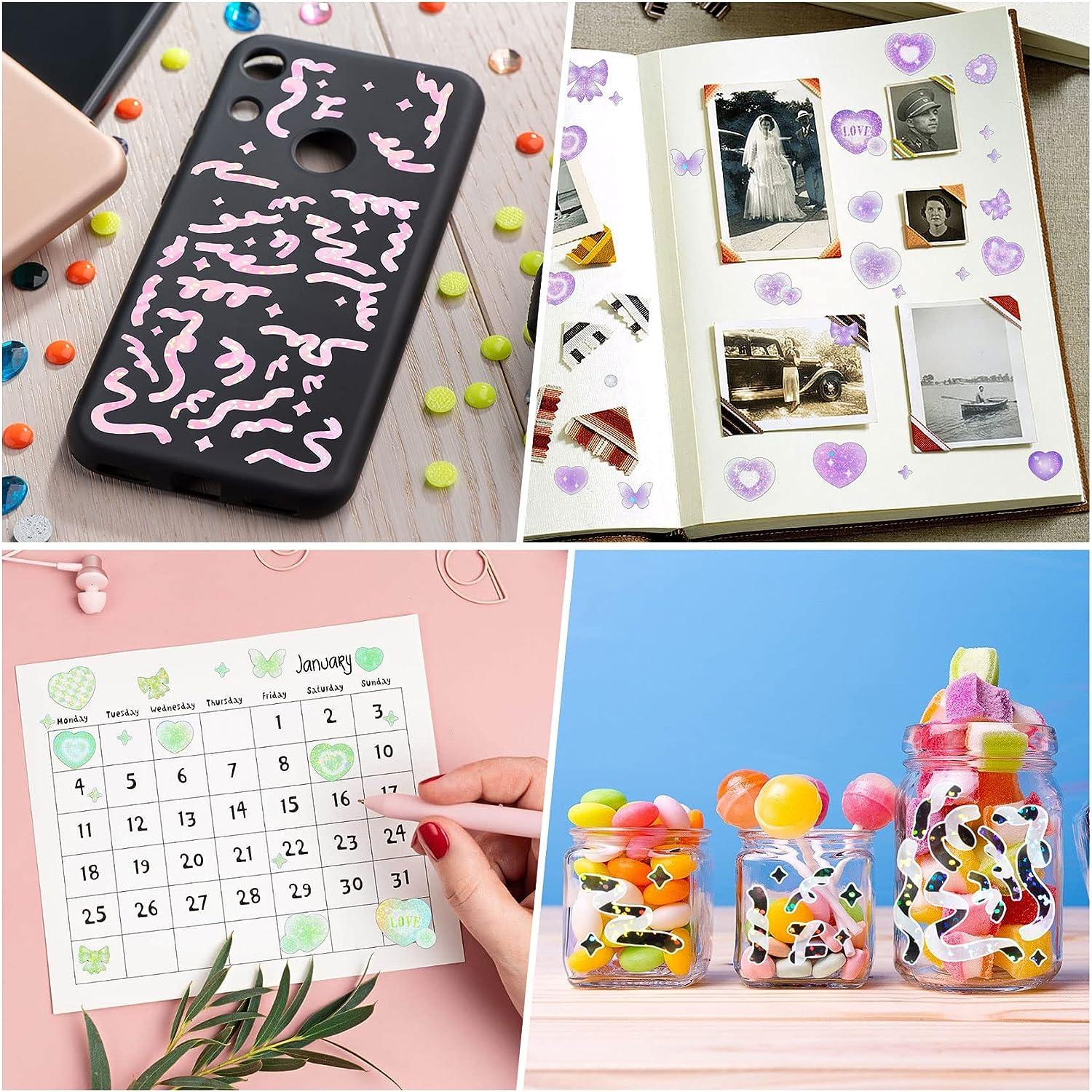  24 Sheets Colorful Photocard Stickers Cute Korean