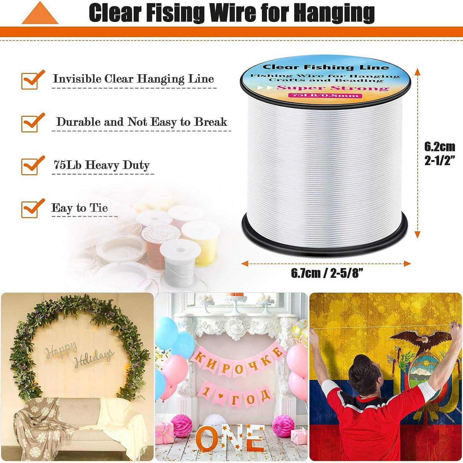 Clear Fishing Line for Hanging Decorations - AsianImportStorecom