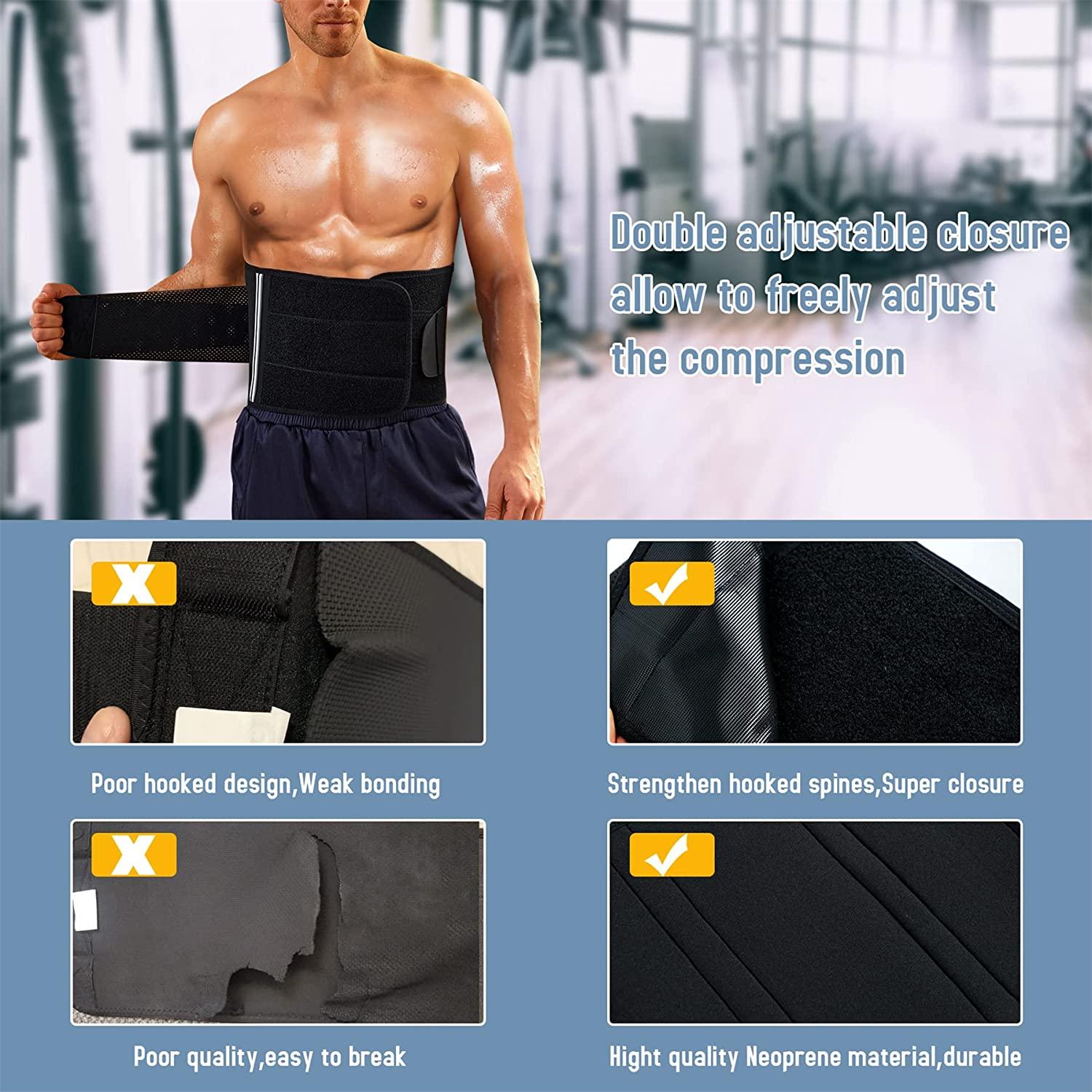 Sweat Belt Trainer Sweat Body Shaper Waist Trimmer Hot Sweat Slimming Body  Shaper Workout Thermal Waist Band for Weight Loss Sweat Band for Stomach