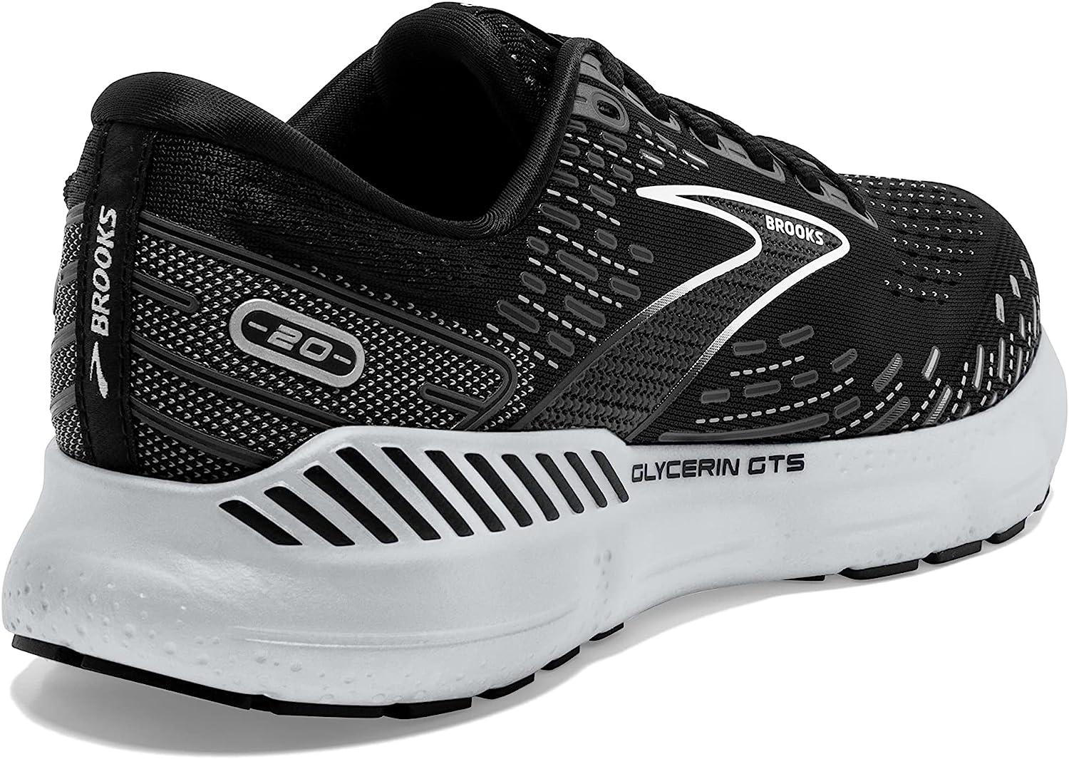 Brooks Women's Glycerin GTS 20 Supportive Running Shoe 7.5 Black