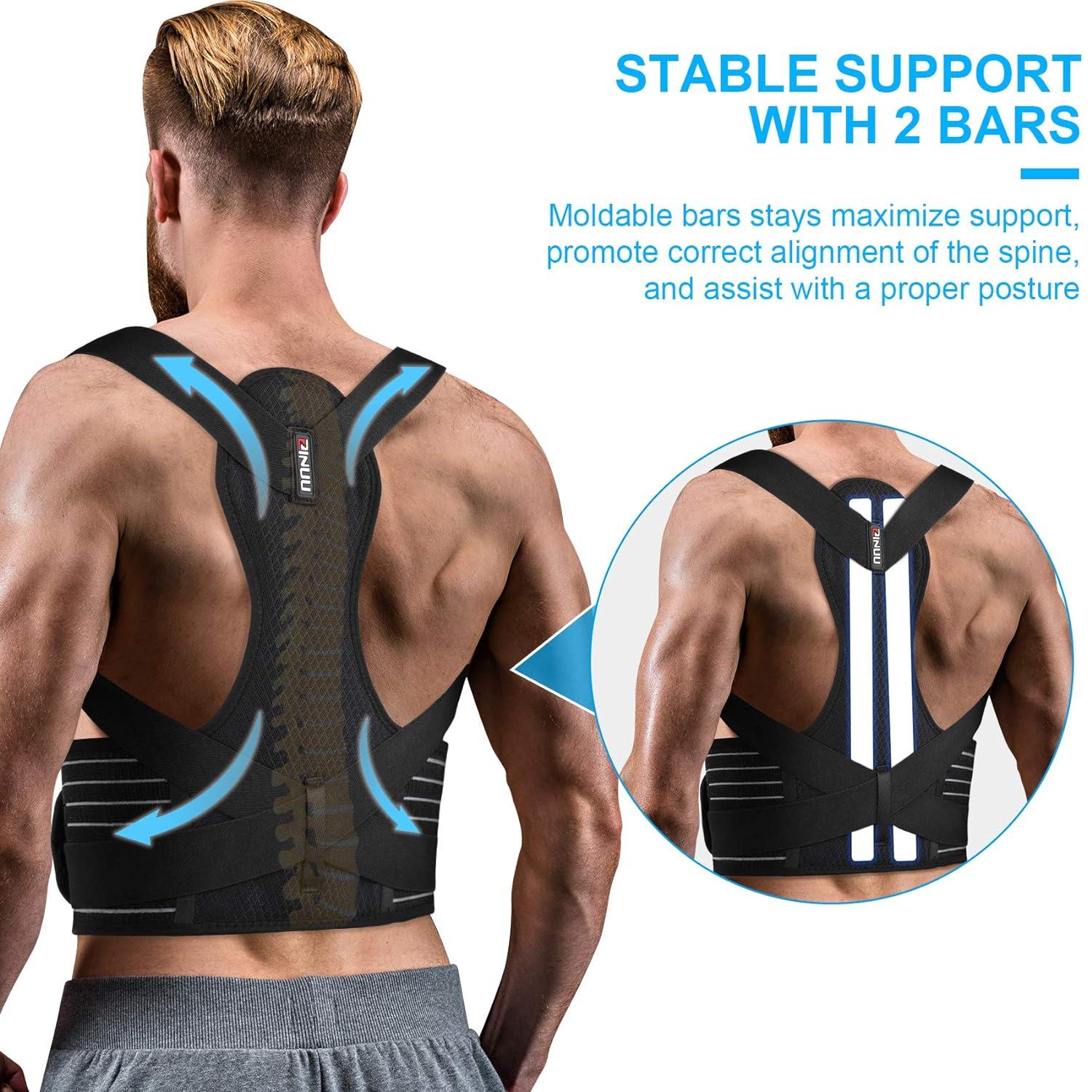 ZINUU Posture Corrector for Women and Men - Lower Back Support