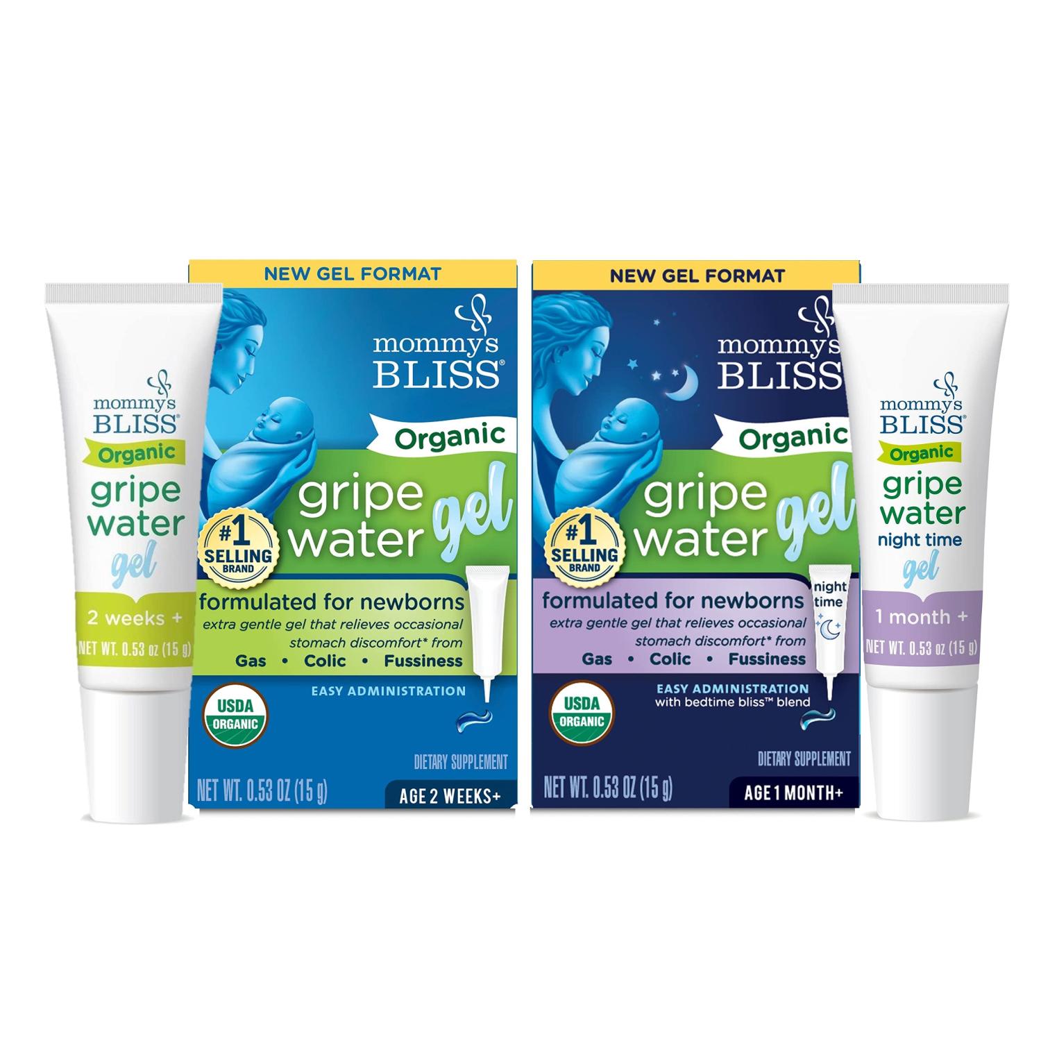 Mommy's Bliss Organic Gripe Water Original Gel (Pack of 1), with