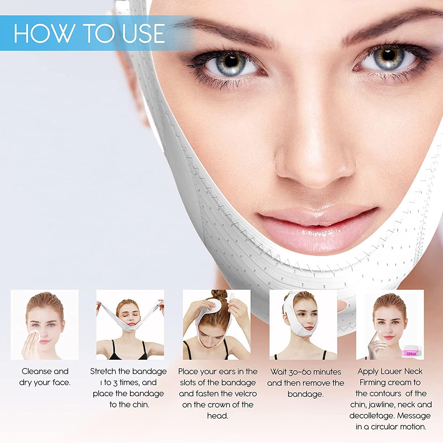 Double Chin Remover Facial Lifting Slimming Bandage V Line Shaped