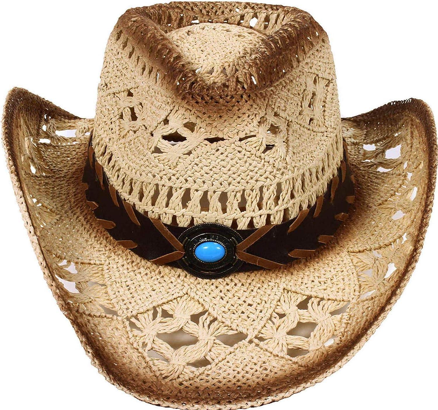 Stellar Western Feather Cowboy Hat Band for Men Women Natural Feather at   Women's Clothing store