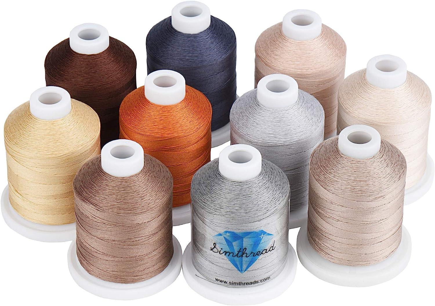 Sewing Threads Thick Polyester Sewing Threads for Sewing Machine Hand  Quilting DIY Embroidery 14 Colors Options