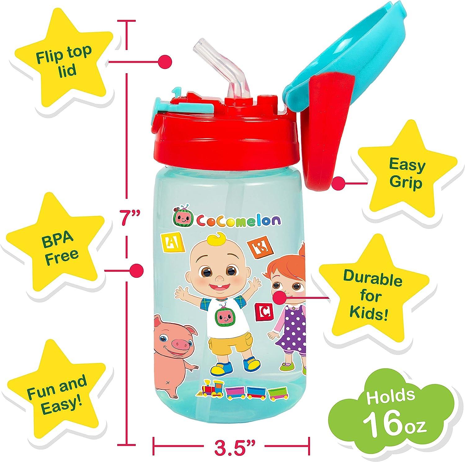 Creative Kids Baby Shark Decorate Your Own Water Bottle BPA Free Toddler  Water Bottle with 4 Sheets of Customized Stickers - Easy to Grip Durable  Gift