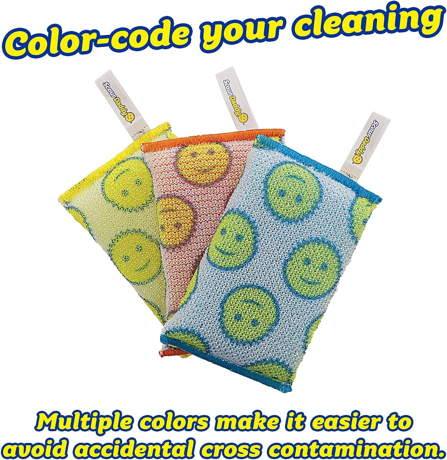  Scrub Daddy Colors - Color Code Cleaning, FlexTexture
