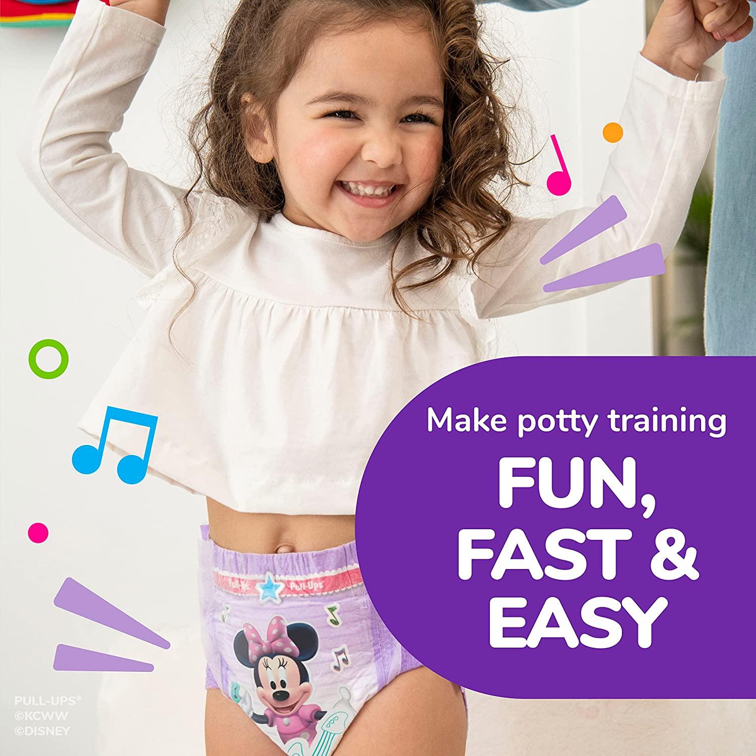  Pull-Ups New Leaf Girls' Disney Frozen Potty Training Pants,  3T-4T (32-40 lbs), 16 Ct : Baby