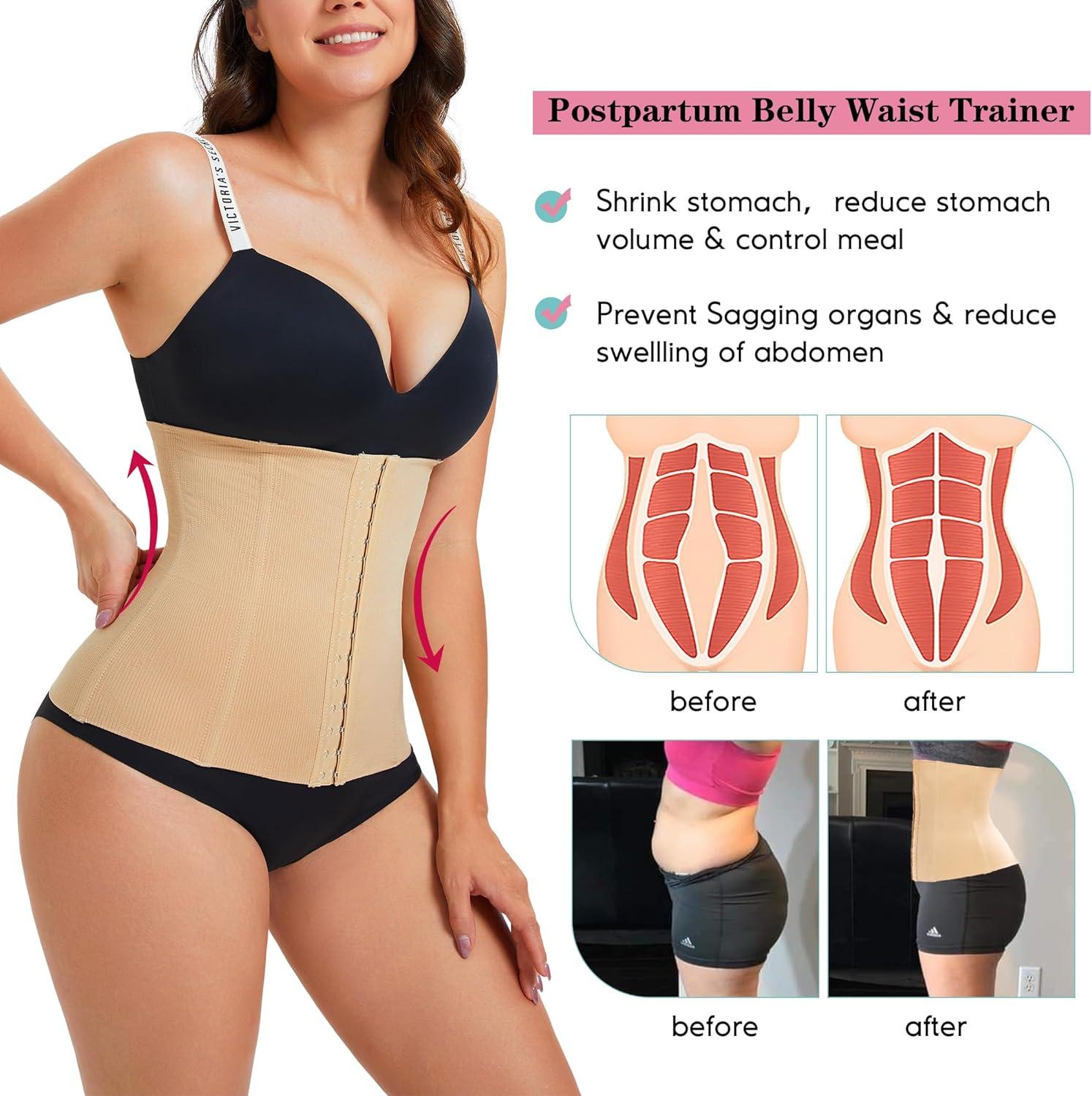  LODAY 2 In 1 Postpartum Recovery Belt,Body Wraps Works For  Tighten Loose Skin