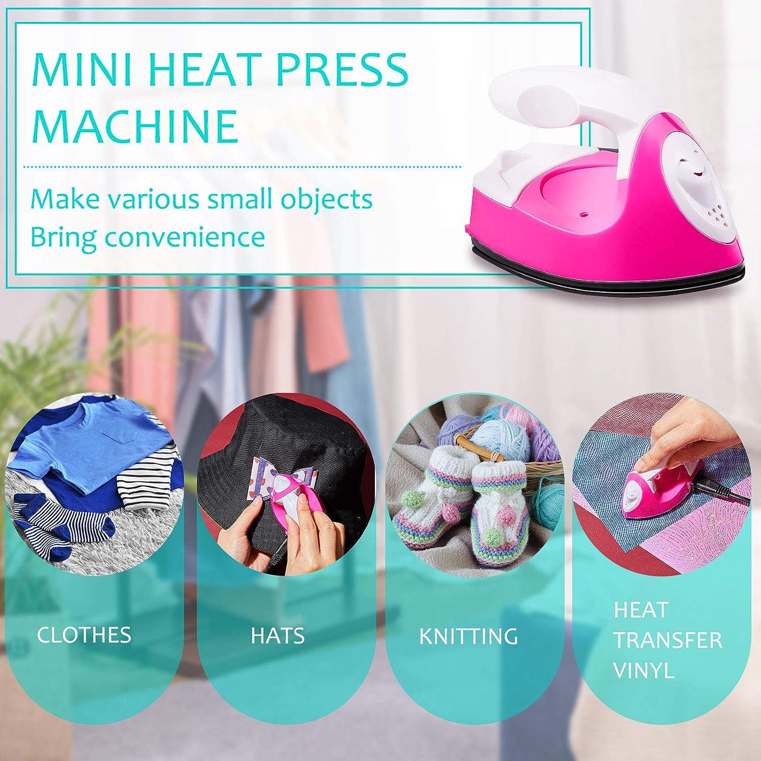 Compact Heat Press Mini Iron with Heatproof Stand — Carmel Doll Shop  Boutique