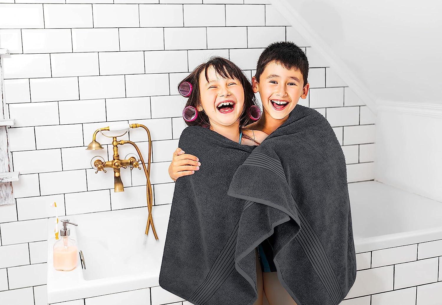 Jumbo Bath Sheets Towels For Adults 35 x 70 - 2-Pack - 100