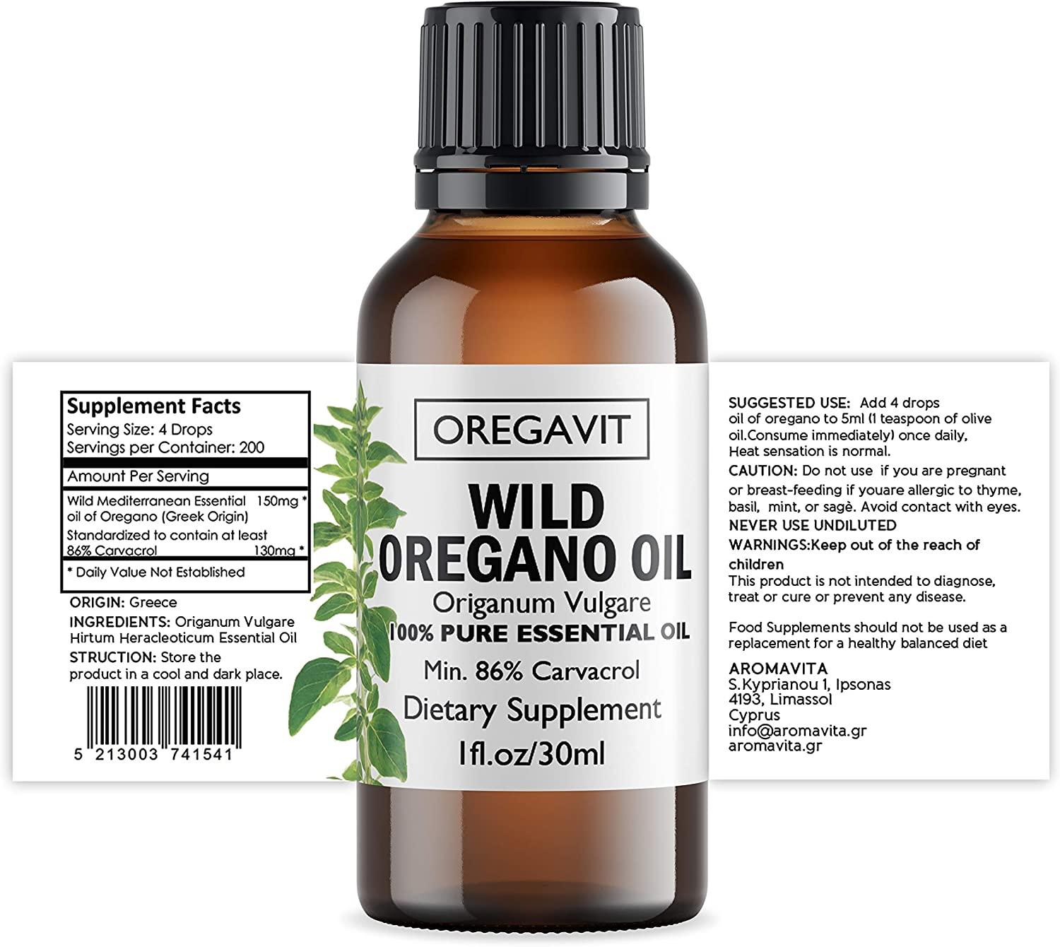 Oregano 100% Pure Essential Oil (Therapeutic Grade) 100% Pure