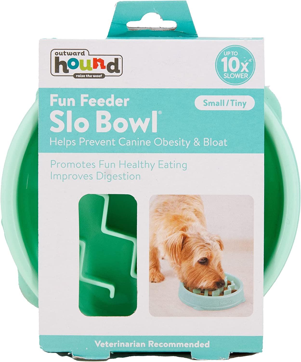 Petstages Slow Feed Teal Dog Bowl, 3 Cup
