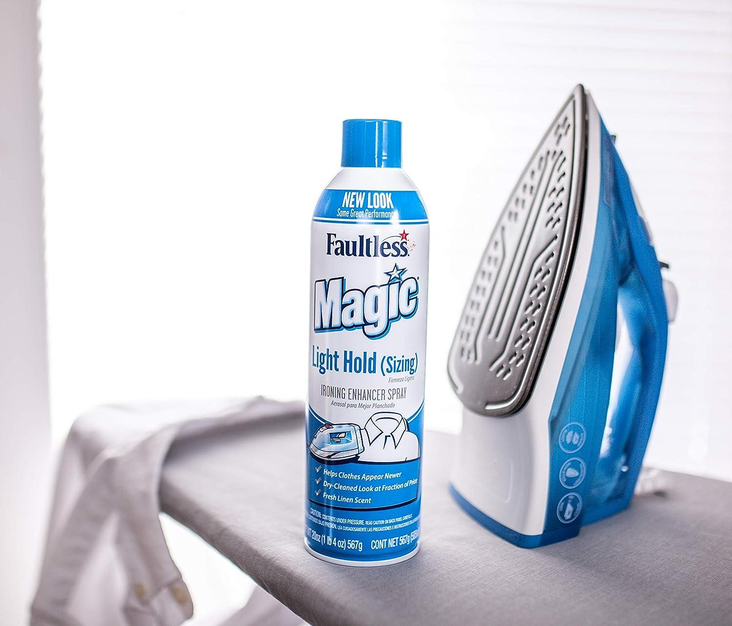 Faultless Starch Magic Fabric Light Finish Ironing Spray Sizing 20 oz (2 Pack)