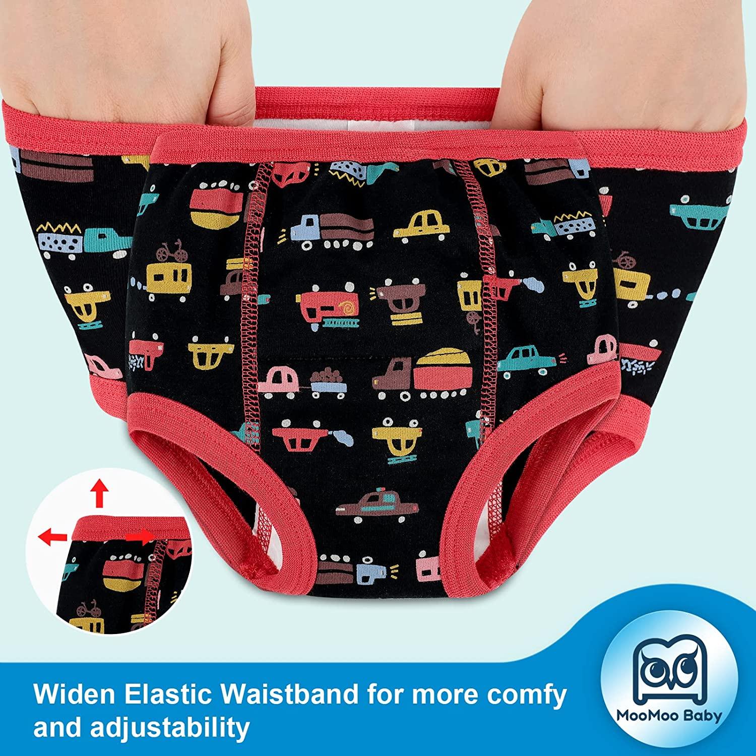  MooMoo Baby Potty Training Underwear for Boys 7 Packs