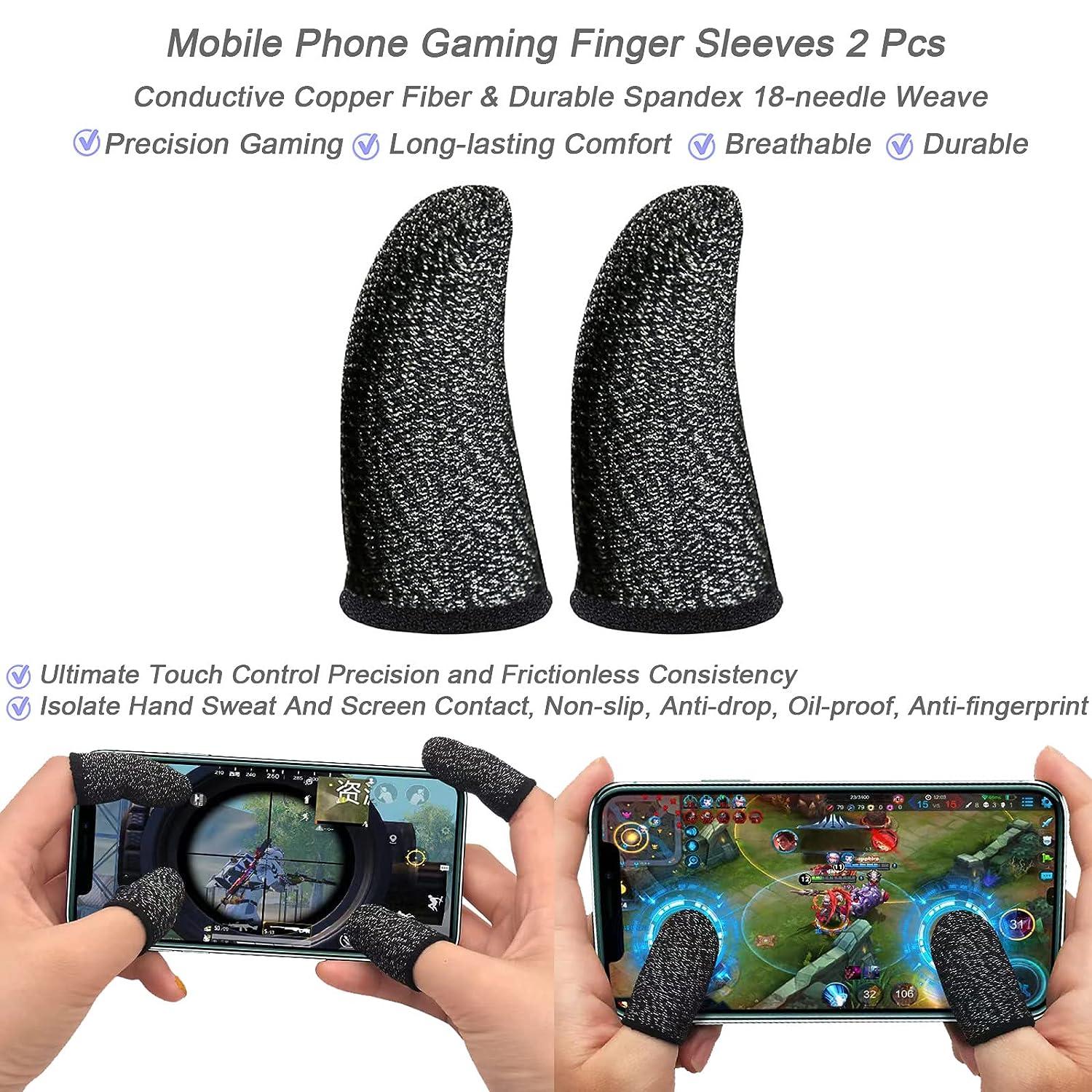  Mobile Game Finger Caps Non-Slip Touch Screen Gloves