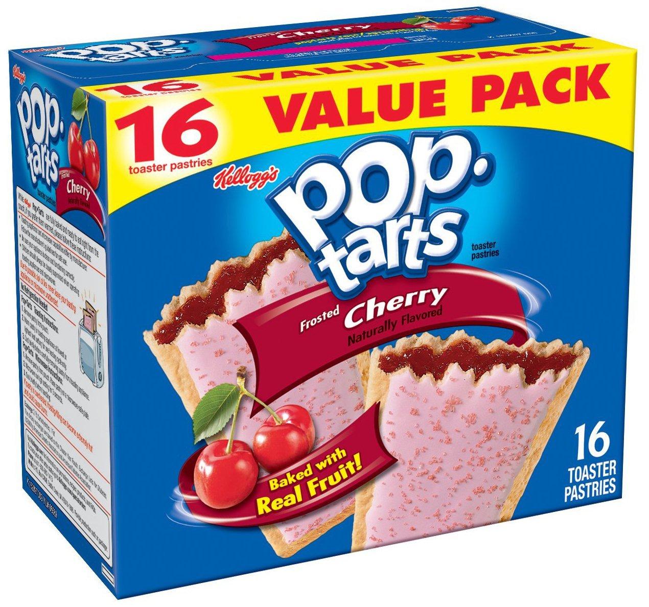 Kellogg S Frosted Cherry Pop Tarts 16 Count 29 3 Oz