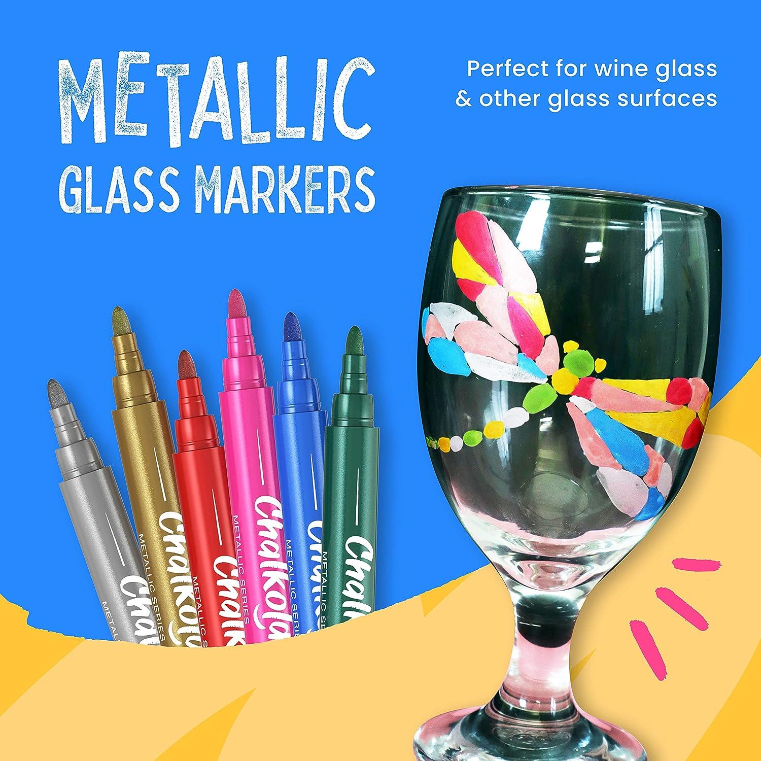 Glass Markers - Metallic Wine Glass Markers Washable Wine Markers For  Window Mirror Ceramics Drink Glasses Bottles - Buy Glass Markers - Metallic Wine  Glass Markers Washable Wine Markers For Window Mirror
