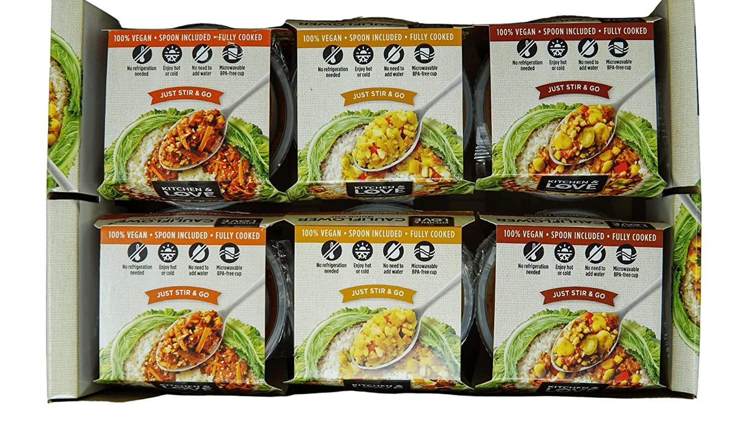 Ready to Eat Food Pack | Microwavable Cups Variety Pack Each