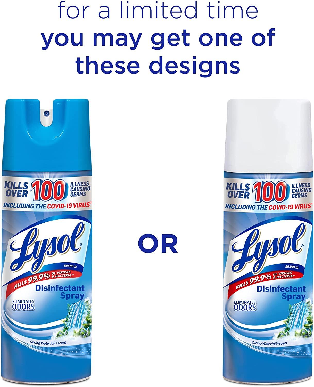 Lysol Disinfectant Spray Sanitizing And Antibacterial Spray For Disinfecting And Deodorizing 8223