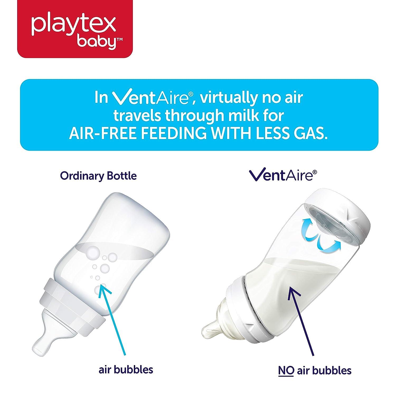 Playtex Baby VentAire Newborn Gift Set Includes Anti-Colic Feeding  Essentials to Meet Your Baby's Growing Needs
