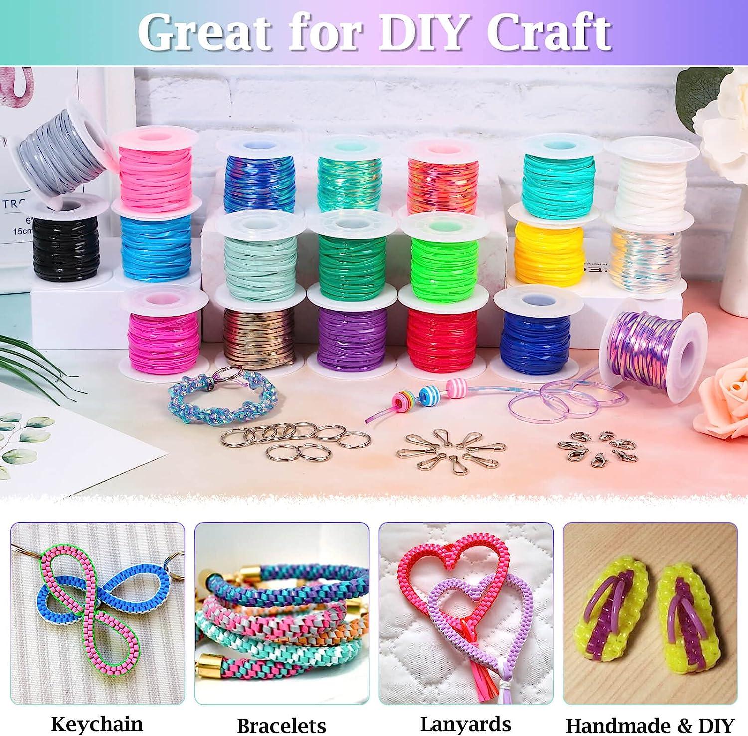 Bright Creations Lanyard Kit, Plastic String for Bracelets