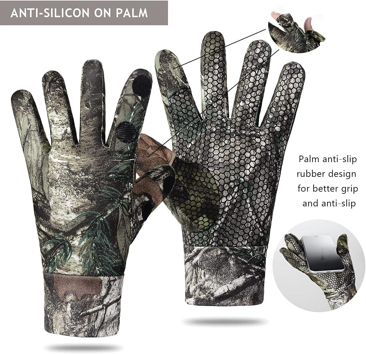 Camouflage Camo Hunting Gloves Full Finger/Fingerless Gloves Pro