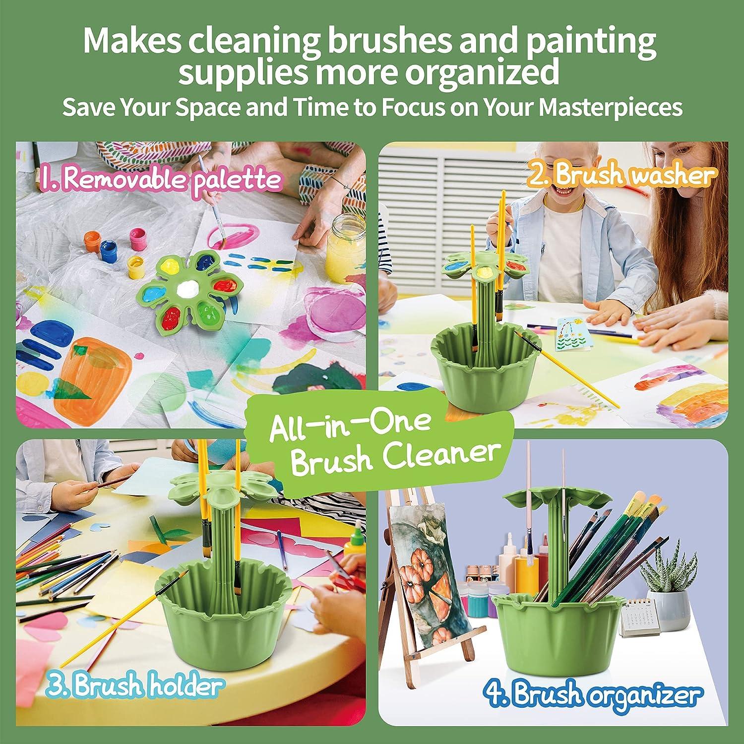 Paint Brush Cleaner Rinse Cup Basin Brush Cleaning Washer Tank